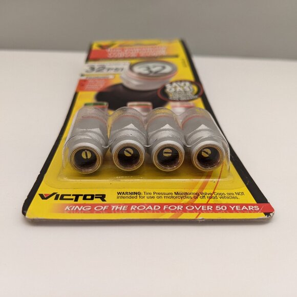 ❌SOLD❌VICTOR / BELL Tire Pressure Monitoring Valve Caps for 32 PSI Tires - Picture 4 of 6